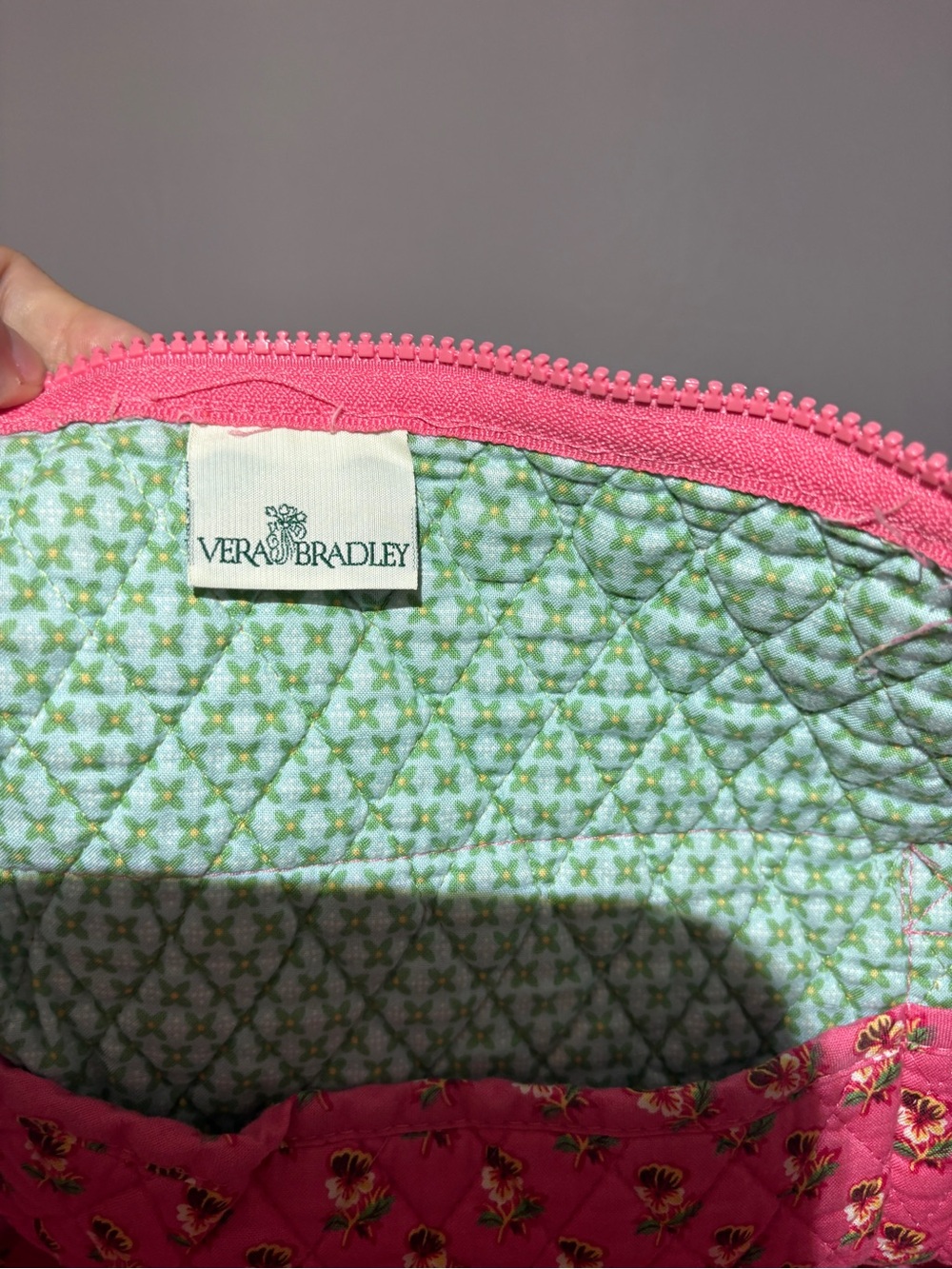 Vera Bradley Paddy tote in Pink Pansey - Picture 7 of 7